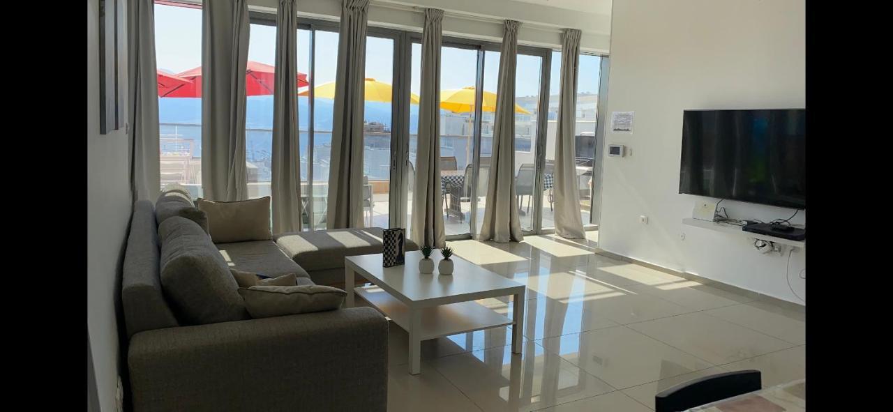 Stunning Penthouse With Sea Views And Private Heated Pool Apartamento Eilat Exterior foto