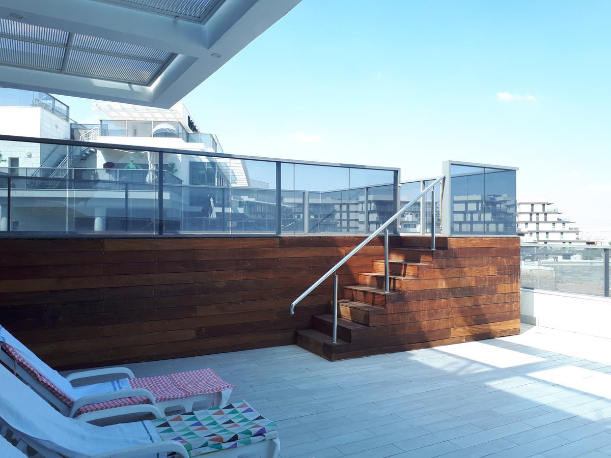 Stunning Penthouse With Sea Views And Private Heated Pool Apartamento Eilat Exterior foto